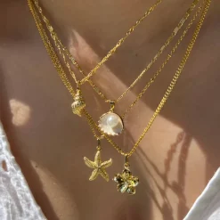 Starfish Necklace^Evry Jewels Best