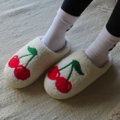 Sweet Cherry Slippers^Evry Jewels Sale