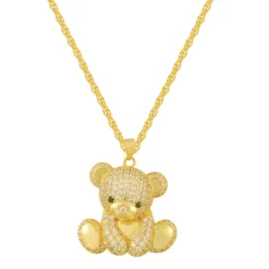 Teddy Bear Necklace^Evry Jewels Sale