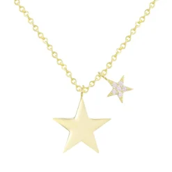 Twin Star Necklace^Evry Jewels Hot