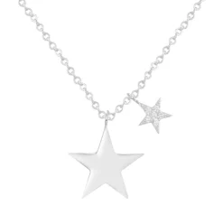 Twin Star Necklace^Evry Jewels Hot